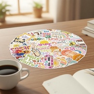 Jesus Bible Quotes Cartoon Graffiti Stickers 52Pcs - Waterproof DIY Decals for Guitars, Books  Jesus