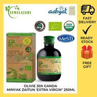 250ml Olivie Plus 30x Minyak Zaitun Extra Virgin Olive Oil 100% Original Olive House