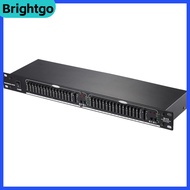 brightgo-my EQ-215 Dual Channel 15-Band Equalizer 1U Rack Mount