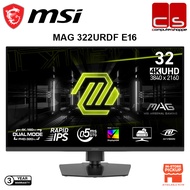 MSI MAG 322URDF E16 | Rapid IPS | 4K 160Hz | FHD 320Hz | 0.5ms (GtG, Min.) AMD FreeSync Premium