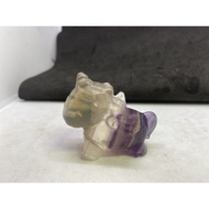 D1448 Natural Ore/Melaleuca Fluorite 3D 3D #Unicorn Size Approximately: Length 42.3mm Width 25.4mm H