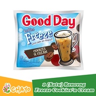 Good Freeze Cookies'n Cream Instant Coffee 3 in 1 Sachet 1 Pack - 10 Sachets