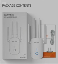 JOOWIN AC1200 2.4G&amp;5.8G Wifi Repeater 5Ghz Long Wi fi Range Extender Booster 1200Mbps Home Wireless N Router 4*3dbi Antenna JW-WR758AC