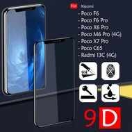 Carristo Xiaomi Poco F6 F6 Pro X6 Pro M6 Pro 4G X7 Pro C65 Redmi 13C 9D Full Cover Crystal Clear 9H