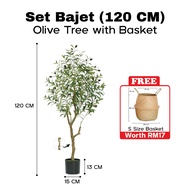 Pokok Zaitun Hiasan Ruang Tamu Rumah Pokok Olive Tree Dekor Rumah Artificial Olive Tree Fake Olive T
