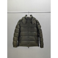 Mon ** Matte Down Jacket Hooded Down Jacket Jacket