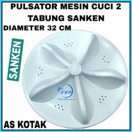 Pulsator Mesin Cuci Sanken 2 Tabung Diameter 32cm Original As Kotak