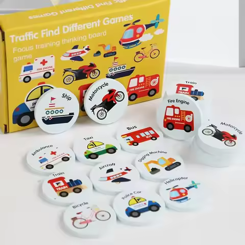 Find The Same Pattern Puzzle Game Kids Cartoon Animal Memory Chess Thinking Training Children Montes