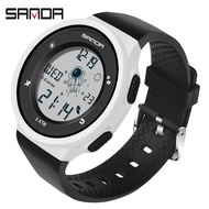 [HOT LXIBHOI4SD 627] Sanda Ladies Digital Display LED Spaceman Sports Watch Removable Strap Watch 2121-8