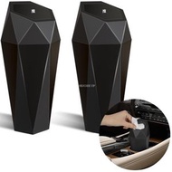 Others - 2個汽車垃圾桶，迷你帶蓋垃圾桶，便攜式防漏垃圾罐，汽車內飾配件，桌面/汽車/辦公室用迷你垃圾桶