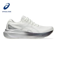 ASICS Women GEL-KAYANO 30 PLATINUM Running Shoes in Real White/Pure Silver