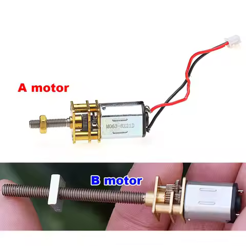 Precision Electronic Lock Motor N20 Geared Motor Micro DC 1.5V 3V 3.7V 5V with Feedback Linear 13MM 