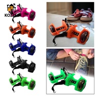 [KOZEEY] Roller Skate Shoes with Heel Wheels, Roller Roller Skates, Skid Pads, Kick