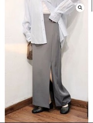 Aurora - Lora grey split skirt