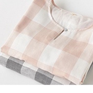 Muji Pure Cotton Pajamas - Loose & Comfortable Spring/Summer Loungewear