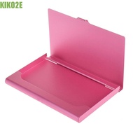 KIKO2E Card Holder Gift Unisex Aluminum Alloy Box Credit ID Wallet Card Pack Box