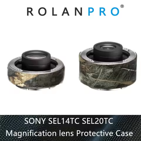 ROLANPRO Camera Lens Coat Camouflage Cover for Sony SEL14TC SEL20TC Magnification Lens Protection Sl