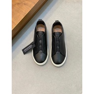 ZEGNA Jenia TIZIANO Calfskin Sports Shoes Casual Running Shoes Travel Wear-Resistant Anti-Slip Breat