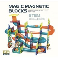 其他品牌 - 創意 磁石 積木片 玩具套裝 - 96 塊 (3歲以上適用) 積木