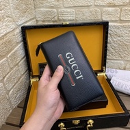 With Box] G60246 G Cowhide Wallet Men's Clutch Wallet Handbag Strong Texture Feel Excellent Feel.Mat