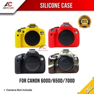 MERAH Canon 600D Silicone 650D/ 700D Silicone Case Red DSLR Camera Silicon Case