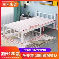 折疊床 單人床 家用辦公室午休床 經濟型出租屋簡易床 便攜鐵床 木板床（平行進口）（快遞送貨上門）