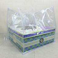 Transparent Mica Bag Plastic Tote Bag LargeBENING 30 x 30 x 25 cm