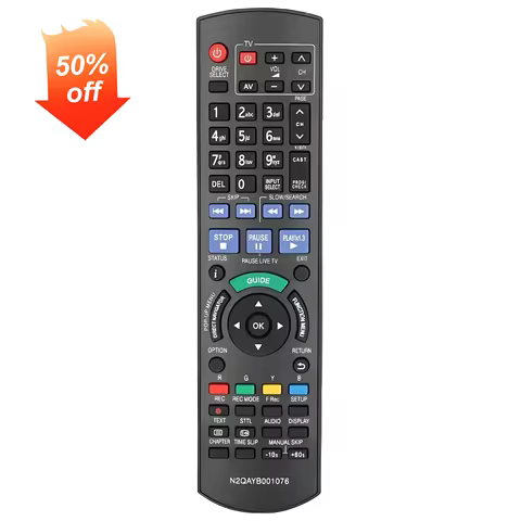 N2QAYB001076 Remote Control For Panasonic Blu-Ray Disc DVD Player DMR-BWT760 DMRBWT760 DMR-BWT760GN