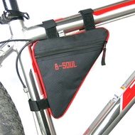 B-soul Mountain Bike Bag Triangle Waterproof Cycling Bag Front Tube Frame Bag Bicycle Accessories