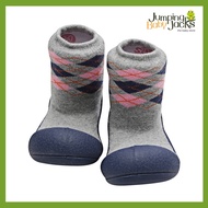 Attipas Shoe-Socks - Argyle Navy (XL)