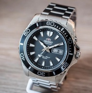 [TimeYourTime] Orient FEM75001BR Automatic Black Dial Stainless Steel Bracelet Men's Watch EM75001B
