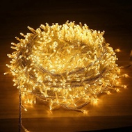 50m YELLOW WATERPROOF OUTDOOR LED STRING LIGHT WITHOUT FLASHING