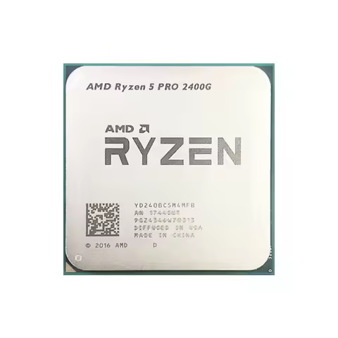 Used AMD Ryzen 5 PRO 2400G R5 PRO 2400G 3.6 GHz Quad-Core Eight-Thread 65W CPU Processor Socket AM4