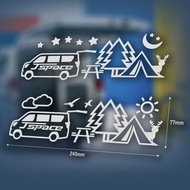 X IIII CMC JSPACE China J SPACE Camping Situational Decoration Car Sticker
