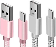 USB Type C Cable, BLUELEC USB C Cable 6.6Ft Nylon Braided Long Cord Data Sync Cord Compatible for Sa