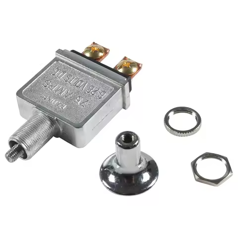 Pull Switch On / Off 75 AMP Heavy Duty Metal Push Pull On Off Switch DC 6-28V 2 Terminals for Trucks