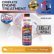 LUCAS Oil Complete Engine Treatment Gasoline Diesel Multi-System Cleaner &amp; Lubricant 473ML USA 100% Genuine