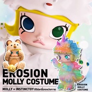 POP MART x Molly ชุดเครื่องแต่งกายรูปแฟชั่น Instinctoy Molly ตุ๊กตารูปตุ๊กตา Action Figure Kawaii ตุ