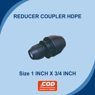 Vlock Sock HDPE or Reducer Coupler HDPE 1 Inch to 3/ 4 Inch or 32 MM X 25 MM
