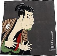Japanese Souvenir, Made in Japan, Furoshiki (Sharaku) (Length 26.8 x Width 26.8 inches (68 cm) x Wid