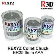 REXYZ Collet ER 25 for CNC ER25 Collet Chuck Cutting Tool Holder 6mm Milling