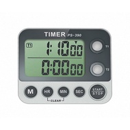 PS-390 Reminder Stopwatch Electronic Sun Chasing TIMER Dual Screen TIMER Kitchen Silent Set TIMER 2 