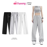 Loose Form Track Pants Unisex Women Men Local Brand Standing Good Elastic Form Pammy D11