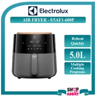 Electrolux 5.0L Air Fryer E5AF1-600P with 5 Cooking Programs Reheat Quickly Timer Auto Off Keep Warm