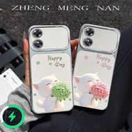 Suitable for OPPO A17 OPPO A17K OPPO A97 5G OPPO A60 the new leather patterned cat pattern silicone 