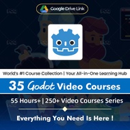 35 Set Godot Video Courses Bundle - Learn Game Design With Godot - Godot Creation With Godot Masterc