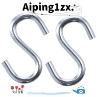 NG1ZX 2pcs Heavy-Duty S Hooks, Bearing Capacity: 300 (kg) Iron Galvanized 2.75in Hammock Swing S Hoo