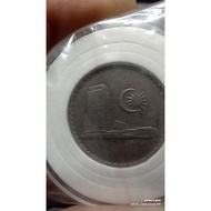 Parlimen 50 sen RARE extra dot year 1988