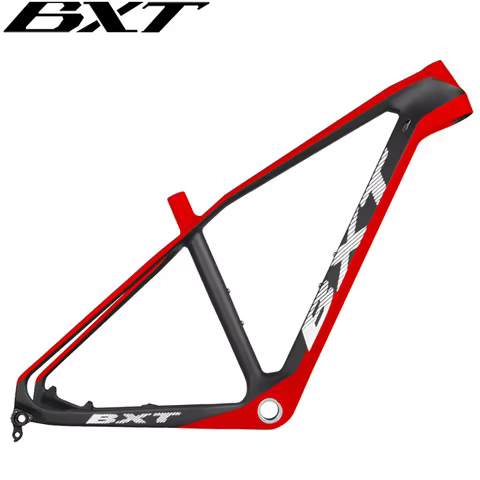 BXT 27.5er MTB Carbon Bike Frame 135xQR or 142x12 Thru Axle Disc Carbon Mountain Bike Frame BSA Bicy