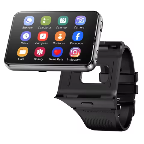 2025 S999 4G LTE Smartwatch Android 11.0 OS 4GB RAM 64GB ROM 2.8-inch MTK6761 CPU 2300mAh Dual Camer